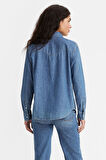 Levi's Kadın Mavi Denim Kot Gömlek - 16786-0017