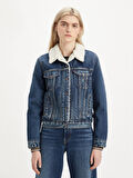 KADIN ORIGINAL SHERPA TRUCKER KOT CEKET 36136-0063