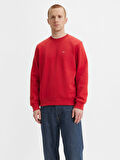 ERKEK BİSİKLET YAKA KIRMIZI SWEATSHİRT 34257-0032