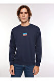 Levi's Erkek Bisiklet Yaka Mavi Sweatshırt - A2824-0006
