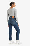 Levi's High Waist Mom Jeans Kadın Koyu Mavi Yüksek Bel Pantolon - A7745-0001