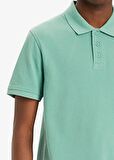 Levis Polo Yaka Düz Kısa Kollu Yeşil Erkek T-Shirt A2085-0002