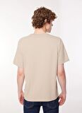 Levis Bisiklet Yaka Düz Bej Erkek T-Shirt A9437-0002_CLASSIC RELAXED TEE SILT