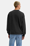 Levi's Relaxed Fit Erkek Siyah Sweatshirt - A4230-0023