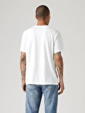 SS RELAXED FIT COOLMAX HL LOGO BEYAZ ERKEK T-SHIRT