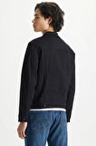Levi's Erkek Trucker Jacket Siyah Normal Düz Denim Ceket A9431-0002