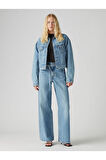 Levi's Kadın XL Straight Mavi Jean Pantolon - 001TK-0001