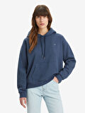 EVERYDAY HOODIE KADIN KAPÜŞONLU LACİVERT SWEATSHİRT 001TZ-0002