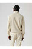 Levi's Erkek Original Housemark Yarım Fermuar Quarter-Zip Sweatshirt - 001TU-0002