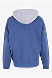 Levi's Erkek Kapüşonlu Mavi Sweatshirt - 001TV-0001