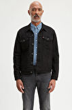 Levi's Erkek Trucker Jacket Siyah Normal Düz Denim Ceket A9431-0002