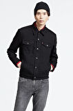 Levi's Erkek Trucker Jacket Siyah Normal Düz Denim Ceket A9431-0002