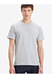 Graphic  Erkek Gri T-Shirt A2823-0262