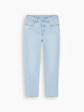501 CROP LOCAL KADIN MAVİ JEAN PANTOLON A7739-0016