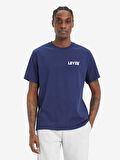RELAXED FIT ERKEK MAVİ T-SHİRT A2082-0197