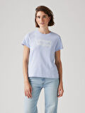 KADIN BİSİKLET YAKA MAVİ T-SHIRT 17369-3052