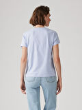 KADIN BİSİKLET YAKA MAVİ T-SHIRT 17369-3052