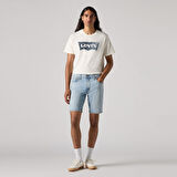 412 SLIM ERKEK MAVİ KOT ŞORT A7731-0004