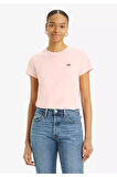 Levis Bisiklet Yaka Pembe Kadın T-Shirt A4917-0006
