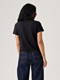 KADIN SİYAH TAŞ DETAYLI T-SHİRT A2226-0120