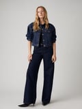 XL STRAIGHT DREAM NICE DREAMS KADIN LACİVERT JEAN KOT PANTOLON 001TK-0002