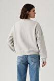 Levi's Kadın Iconic Heritage Gri Sweatshirt - 003VM-0001