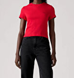 Levi's Kadın ESSENTIAL SPORTY TEE Kırmızı T-Shirt - 005G4-0002