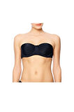 Kadın Siyah Destekli Şeffaf Askılı Sütyen 1505
