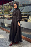 alMARWAH Elbise 202732 Siyah