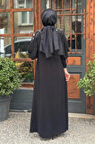 alMARWAH Elbise 90445 Siyah