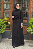 alMARWAH Elbise 90497 Siyah