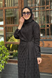 alMARWAH Elbise 90497 Siyah
