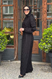 alMARWAH Elbise 90497 Siyah