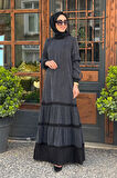 alMARWAH Elbise 303820 Siyah