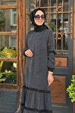 alMARWAH Elbise 303820 Siyah