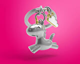 3D Uçan Unicorn Anahtarlık