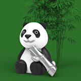 Panda Anahtarlık