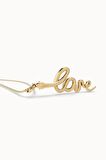 Chocli 18 Ayar Altın Kaplama Love Snake Kolye