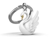 Metalmorphose Kuğu Anahtarlık Beyaz