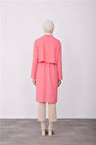 Armine Aller Detaylı Tunik 23K4710 Koyu Pembe