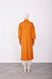 Armine Tunik Elbise 23Kd4249 Yanık Oranj