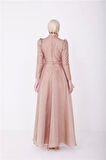 Armine Abiye Elbise 23Yd1902 Vizon