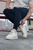 Wagoon WG019 Bej Triko Erkek Casual Ayakkabı