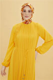 Armine Önü Piliseli Elbise 22Y9435 Mango