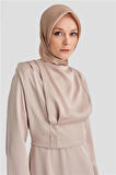 Armine Abiye Elbise 24Yd1951 Bej