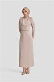 Armine Abiye Elbise 24Yd1951 Bej