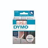 Dymo D1 Şerit Standart 12 MMx7 MT Beyaz Üzerine Kırmızı 45015