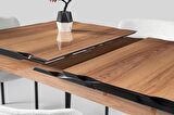 Yakamoz MDF HighGloss Mutfak Masası 80x130