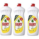 Fairy Limonlu Sıvı Elde Yıkama Deterjanı 3 x 650 ml 
