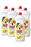 Fairy Ultra Hızlı Limon & Misket Limonu Kokulu 650 Ml x 5 Adet